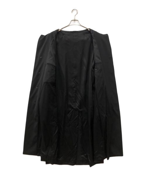 COMOLI（コモリ）COMOLI (コモリ) ウールギャババルカラーコート ブラック サイズ:2の古着・服飾アイテム