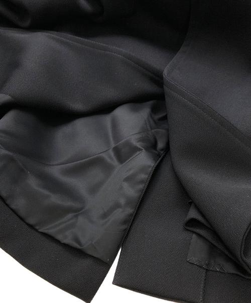 COMOLI（コモリ）COMOLI (コモリ) ウールギャババルカラーコート ブラック サイズ:2の古着・服飾アイテム