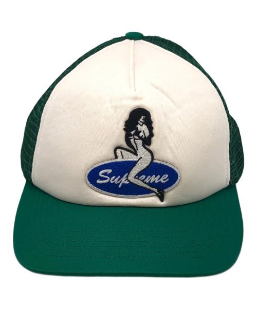SUPREME（シュプリーム）Supreme (シュプリーム) Pin Up Mesh Back 5-Panel グリーン サイズ:下記参照の古着・服飾アイテム