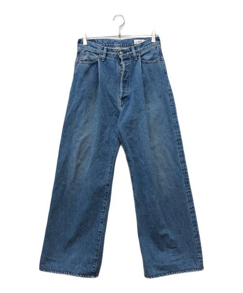 HYKE（ハイク）HYKE (ハイク) DENIM WIDE LEG インディゴ サイズ:2の古着・服飾アイテム