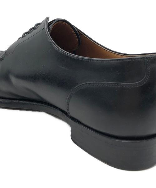 三陽山長（サンヨウヤマチョウ）三陽山長 (サンヨウヤマチョウ) Uチップシューズ ブラック サイズ:7 1/2の古着・服飾アイテム
