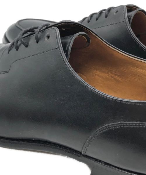 三陽山長（サンヨウヤマチョウ）三陽山長 (サンヨウヤマチョウ) Uチップシューズ ブラック サイズ:7 1/2の古着・服飾アイテム