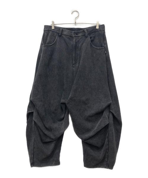 glamb（グラム）glamb (グラム) Distorted Tuck Pants グレー サイズ:Lの古着・服飾アイテム