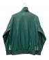 adidas (アディダス) フェイクレザー アディカラー スリーストライプス ルーズ ファイヤーバード トラックスーツジャケット グリーン サイズ:XL：16000円