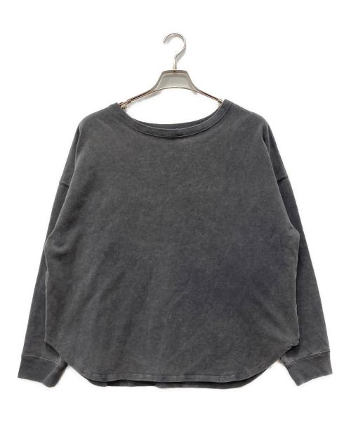 FRAMeWORK（フレームワーク）FRAMeWORK (フレームワーク) ウェットオゾン加工L/Tee ブラック サイズ:Fの古着・服飾アイテム