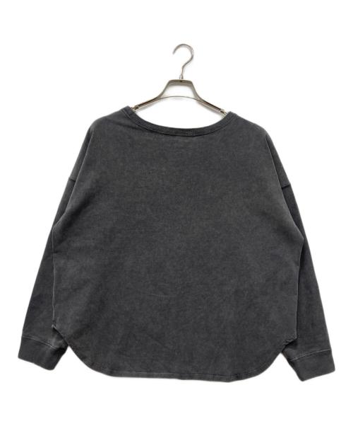 FRAMeWORK（フレームワーク）FRAMeWORK (フレームワーク) ウェットオゾン加工L/Tee ブラック サイズ:Fの古着・服飾アイテム