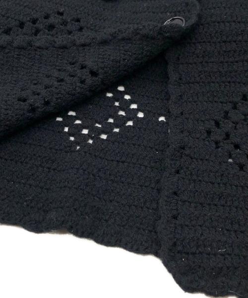 PRADA（プラダ）PRADA (プラダ) ケーブルニットロングベスト ブラック サイズ:42の古着・服飾アイテム