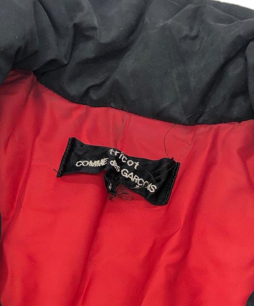 tricot COMME des GARCONS（トリココムデギャルソン）tricot COMME des GARCONS (トリココムデギャルソン) 中綿 丸襟 コート ブラック サイズ:Sの古着・服飾アイテム