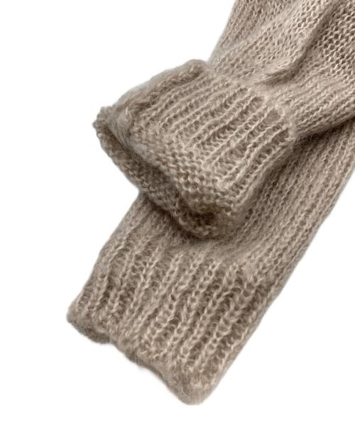 evam eva（エヴァムエヴァ）evam eva (エヴァムエヴァ) mohair silk cardigan ベージュ サイズ:下記参照の古着・服飾アイテム
