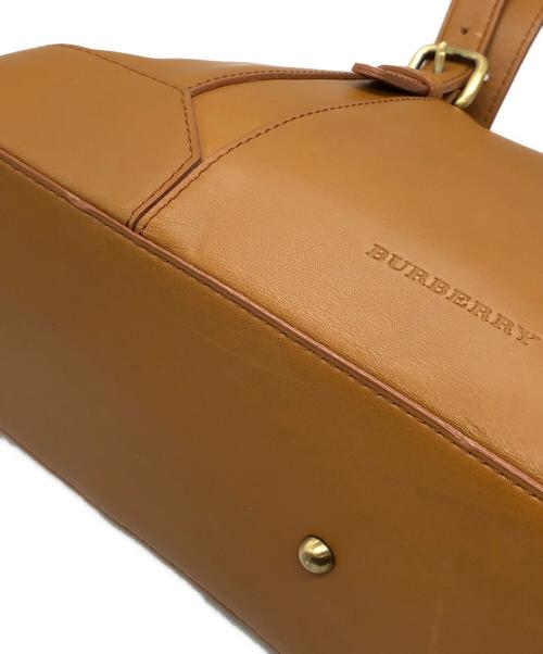 BURBERRY（バーバリー）BURBERRY (バーバリー) 裏ノバチェックハンドバッグ ブラウン サイズ:下記参照の古着・服飾アイテム