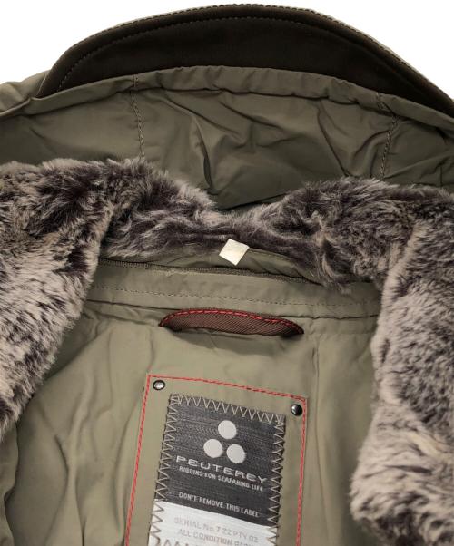 PEUTEREY（ピューテリー）PEUTEREY (ピューテリー) ダウンジャケット ベージュ サイズ:XLの古着・服飾アイテム