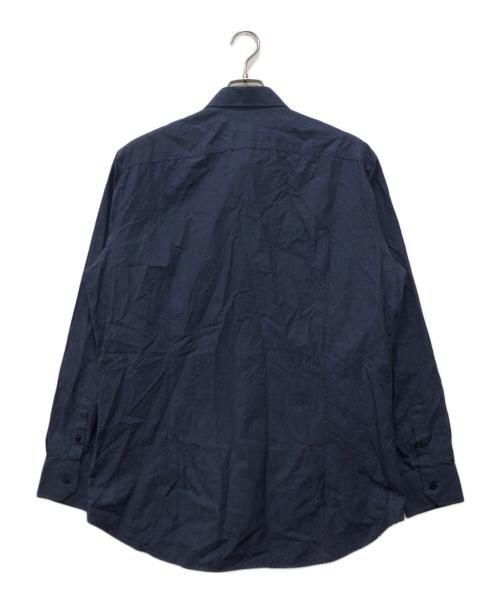 ETRO（エトロ）ETRO (エトロ) ペイズリー柄シャツ ネイビー サイズ:44の古着・服飾アイテム