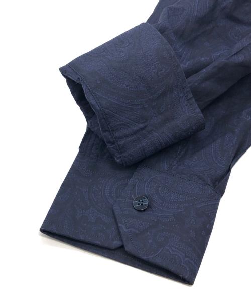 ETRO（エトロ）ETRO (エトロ) ペイズリー柄シャツ ネイビー サイズ:44の古着・服飾アイテム