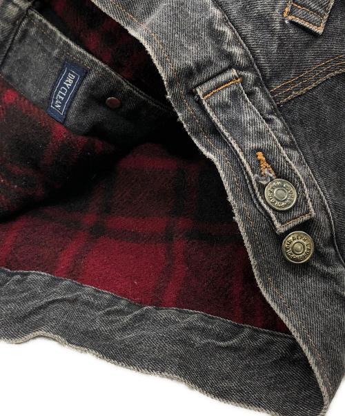 POLO RALPH LAUREN（ポロ・ラルフローレン）POLO RALPH LAUREN (ポロ・ラルフローレン) ブランケット地ブラックデニムジャケット グレー サイズ:Mの古着・服飾アイテム