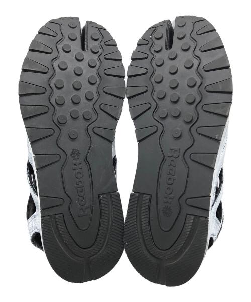 REEBOK（リーボック）REEBOK (リーボック) Maison Margiela (メゾンマルジェラ) Classic Leather Tabi Decortique Low ホワイト サイズ:28cmの古着・服飾アイテム