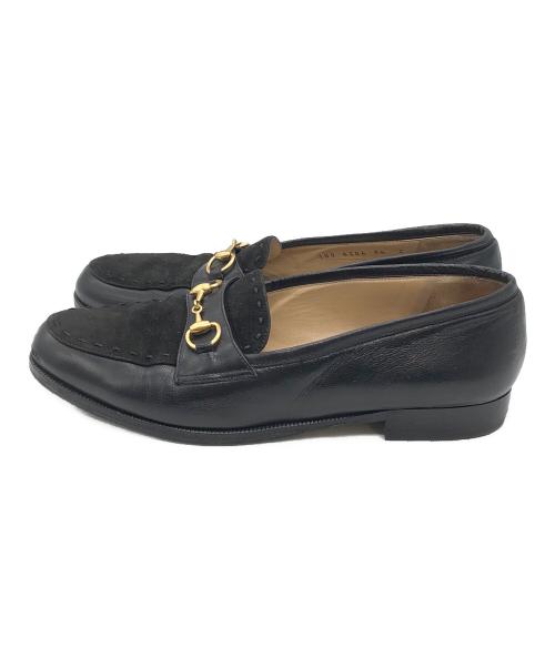 GUCCI（グッチ）GUCCI (グッチ) ビットローファー ブラック サイズ:38の古着・服飾アイテム