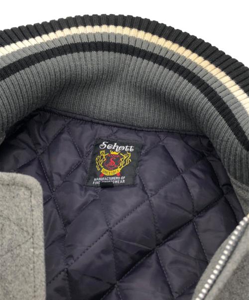 Schott（ショット）Schott (ショット) アワードスタジャン グレー サイズ:3Lの古着・服飾アイテム