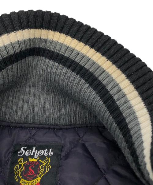 Schott（ショット）Schott (ショット) アワードスタジャン グレー サイズ:3Lの古着・服飾アイテム