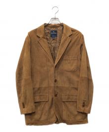 BROOKS BROTHERS（ブルックスブラザーズ）の古着「ラムレザー2Bジャケット」｜ベージュ