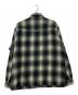 SUPREME (シュプリーム) tudded Shadow Plaid Zip Up Shirt グレー サイズ:XL：30000円