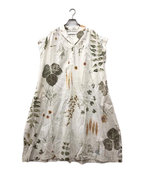 ASEEDONCLOUD（アシードンクラウド）ASEEDONCLOUD (アシードンクラウド) assimilate plants dress ホワイト サイズ:Sの古着・服飾アイテム