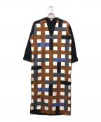 Dhalダル）の古着「MATSURI V-neck Snap Onepiece」｜ネイビー