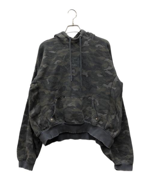 PRANK PROJECT（プランクプロジェクト）PRANK PROJECT (プランクプロジェクト) Washed Logo Hoodie グレー サイズ:FREEの古着・服飾アイテム