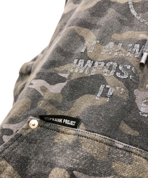 PRANK PROJECT（プランクプロジェクト）PRANK PROJECT (プランクプロジェクト) Washed Logo Hoodie グレー サイズ:FREEの古着・服飾アイテム