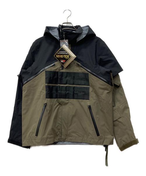 ACRONYM（アクロニウム）ACRONYM (アクロニウム) Interrops Jacket オリーブ×ブラック サイズ:Sの古着・服飾アイテム