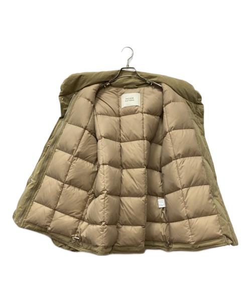 FACADE PATTERN（ファサードパターン）FACADE PATTERN (ファサードパターン) Volume puffer goose down padding dust ベージュ サイズ:Sの古着・服飾アイテム
