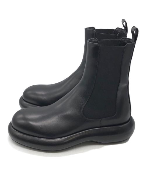 JIL SANDER（ジルサンダー）JIL SANDER (ジルサンダー) サイドゴアブーツ ブラック サイズ:38の古着・服飾アイテム