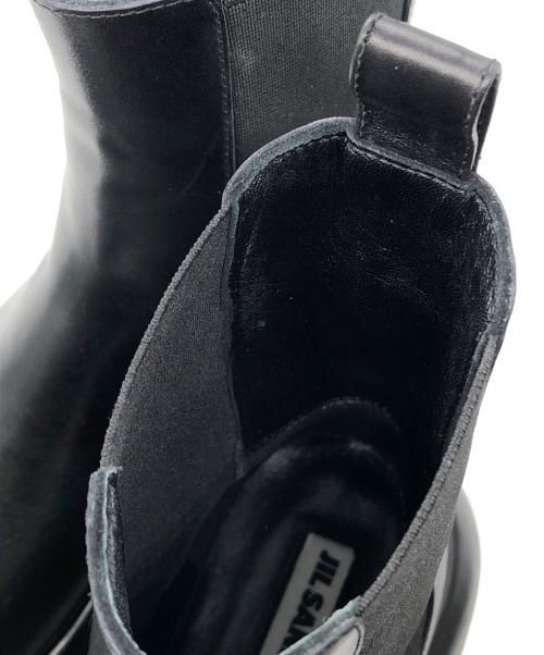 JIL SANDER（ジルサンダー）JIL SANDER (ジルサンダー) サイドゴアブーツ ブラック サイズ:38の古着・服飾アイテム