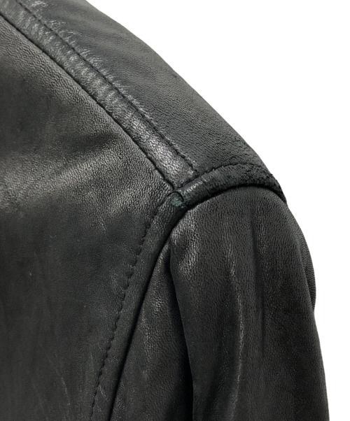 CHAPS RALPH LAUREN（チャップス ラルフローレン）CHAPS RALPH LAUREN (チャップス ラルフローレン) レザージャケット ブラック サイズ:XLの古着・服飾アイテム