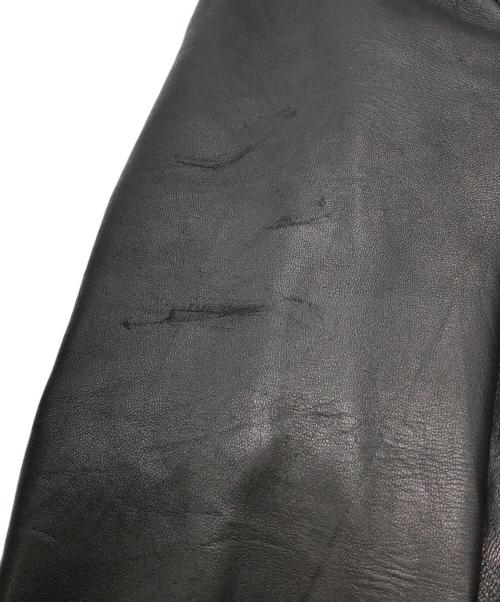 CHAPS RALPH LAUREN（チャップス ラルフローレン）CHAPS RALPH LAUREN (チャップス ラルフローレン) レザージャケット ブラック サイズ:XLの古着・服飾アイテム