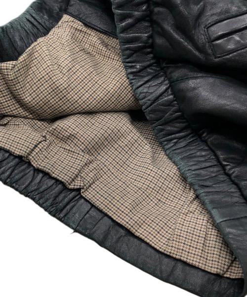 CHAPS RALPH LAUREN（チャップス ラルフローレン）CHAPS RALPH LAUREN (チャップス ラルフローレン) レザージャケット ブラック サイズ:XLの古着・服飾アイテム