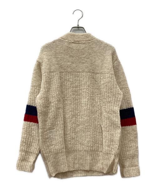 45R（フォーティファイブ・アール）45R (フォーティファイブ・アール) シェットランドニットの908リブモックネックセーター ベージュ サイズ:2の古着・服飾アイテム