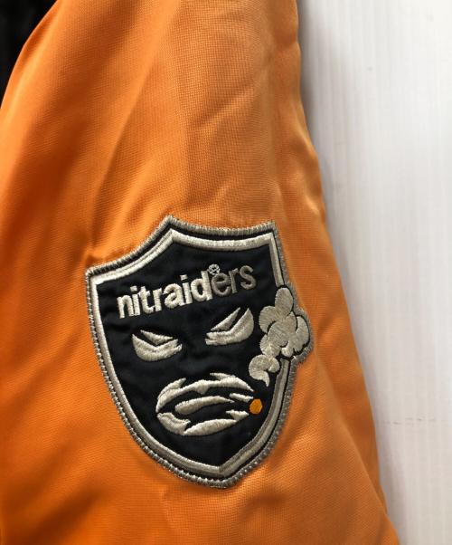NITRAID（ナイトレイド）NITRAID (ナイトレイド) ナイロンスタジャン ブラック サイズ:XLの古着・服飾アイテム