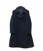 foufouフーフー）の古着「melton double coat」｜ネイビー