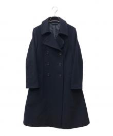 foufou（フーフー）の古着「melton double coat」｜ネイビー