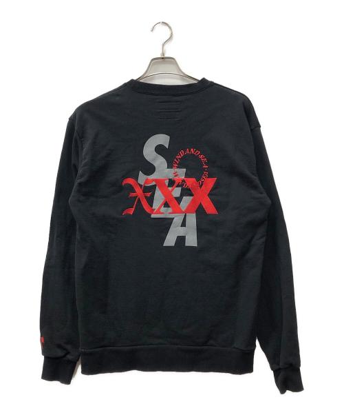 WIND AND SEA（ウィンダンシー）WIND AND SEA (ウィンダンシー) GOD SELECTION XXX (ゴッドセレクショントリプルエックス) クルーネックスウェット ブラック サイズ:Lの古着・服飾アイテム