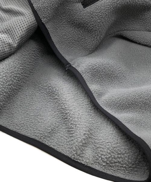 HUMAN MADE（ヒューマンメイド）HUMAN MADE (ヒューマンメイド) FLEECE HALF-ZIP JACKET グレー サイズ:Mの古着・服飾アイテム