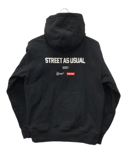 SUPREME（シュプリーム）Supreme (シュプリーム) WTAPS (ダブルタップス) Sic’em! Hooded Sweatshirt ブラック サイズ:Mの古着・服飾アイテム