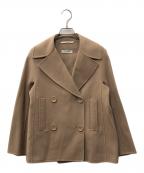 'S Max Maraエスマックスマーラ）の古着「ピュアヴァージンウール ダブルフェイスコート」｜ブラウン