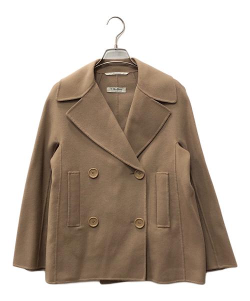 'S Max Mara（エスマックスマーラ）'S Max Mara (エスマックスマーラ) ピュアヴァージンウール ダブルフェイスコート ブラウン サイズ:40の古着・服飾アイテム