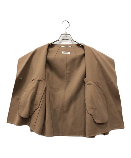 'S Max Mara（エスマックスマーラ）'S Max Mara (エスマックスマーラ) ピュアヴァージンウール ダブルフェイスコート ブラウン サイズ:40の古着・服飾アイテム