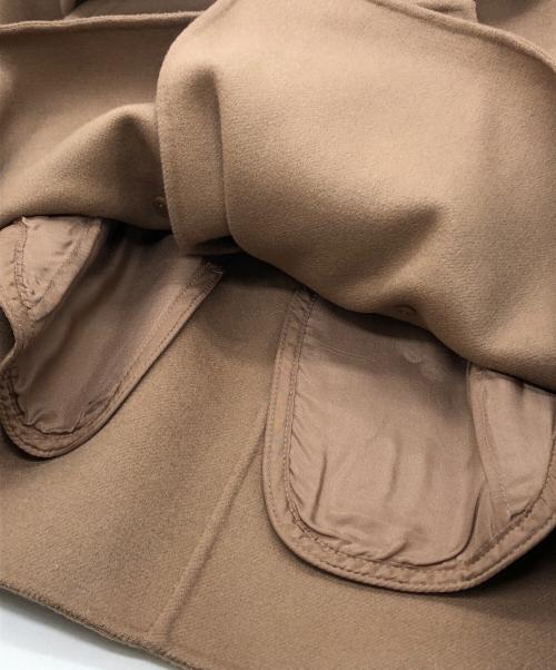 'S Max Mara（エスマックスマーラ）'S Max Mara (エスマックスマーラ) ピュアヴァージンウール ダブルフェイスコート ブラウン サイズ:40の古着・服飾アイテム