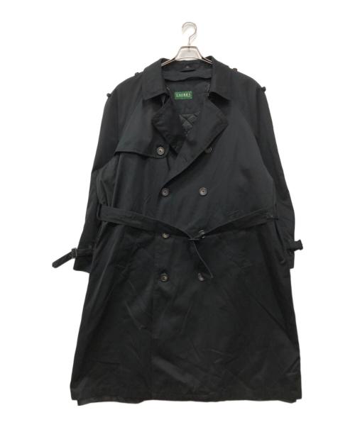 LAUREN RALPH LAUREN（ローレンラルフローレン）LAUREN RALPH LAUREN (ローレンラルフローレン) ライナー付トレンチコート ブラック サイズ:Lの古着・服飾アイテム