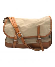 PORTER（ポーター）の古着「キャンバスショルダーバッグ」｜ベージュ