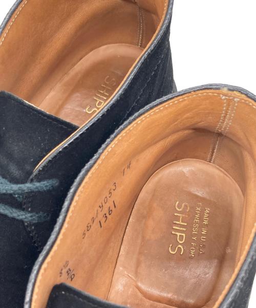 Alden（オールデン）ALDEN (オールデン) SHIPS (シップス) スエードチャッカーブーツ ブラック サイズ:8 1/2の古着・服飾アイテム