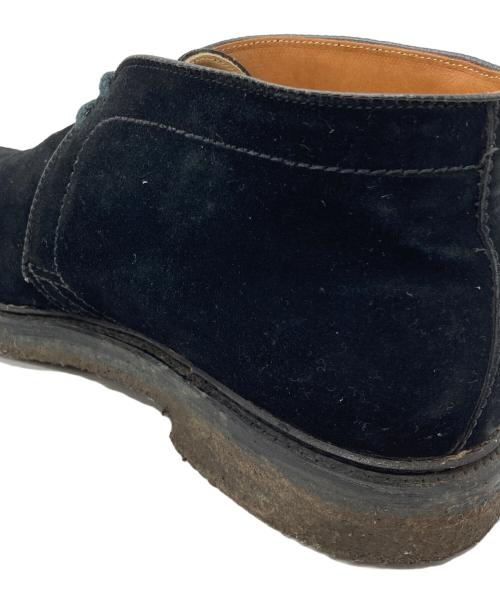 Alden（オールデン）ALDEN (オールデン) SHIPS (シップス) スエードチャッカーブーツ ブラック サイズ:8 1/2の古着・服飾アイテム